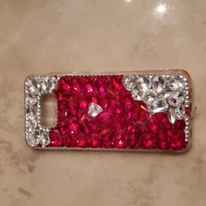 *Host Pick* Samsung Galaxy S8 Red & White Bling case